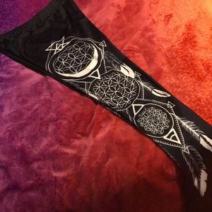 Black dream catcher leggings